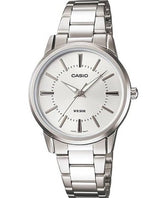 Casio, Women’s Watch Analog, Silver Dial Silver Stainless Band, LTP-1303D-7AVDF